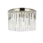 Sydney Ceiling Light - Polished Nickel / Clear