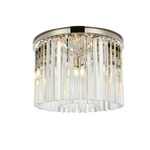 Sydney Ceiling Light - Polished Nickel / Clear