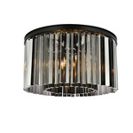 Sydney Ceiling Light - Matte Black / Silver