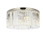 Sydney Ceiling Light - Polished Nickel / Clear