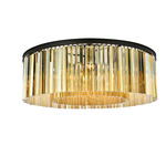 Sydney Ceiling Light - Matte Black / Golden Teak