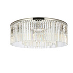 Sydney Ceiling Light - Polished Nickel / Clear
