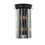 Sydney Wall Sconce - Matte Black / Silver