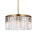 Sydney Gold Pendant - Satin Gold / Clear