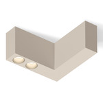 Offset L Accent Downlight - Beige
