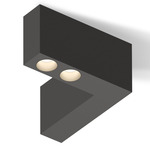 Offset L Accent Downlight - Black