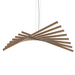 Rhythm Wood Horizontal Pendant - American Walnut