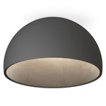 Duo Petra Dome Ceiling Light - Matte Graphite
