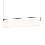 Kontorno Glass Linear Pendant - Black / White