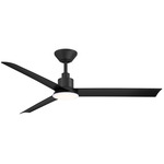 Flair Smart Ceiling Fan with Color-Select Light - Matte Black / Frosted