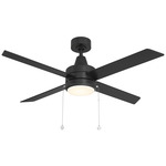 Quade Ceiling Fan with Color-Select Light - Matte Black / Frosted