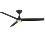 Pisces Smart Ceiling Fan With Color-Select Light - Matte Black / Soft Brass / Alabaster