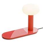 Combi Table Lamp - Matte Red / White