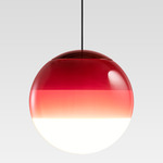Dipping Light Small Pendant - Black / Burgundy