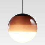 Dipping Light Small Pendant - Black / Chocolate