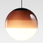 Dipping Light Small Pendant - Black / Chocolate