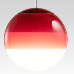 Dipping Light 30 Pendant - Black / Burgundy