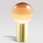 Dipping Light Table Lamp - Brushed Brass / Cream