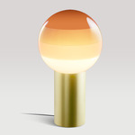 Dipping Light Table Lamp - Brushed Brass / Cream