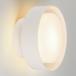 Plaff-On! Outdoor Wall Sconce - White / Opal