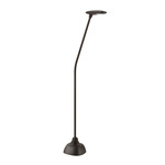 Birdie Curved Outdoor Bollard - Graphite Brown