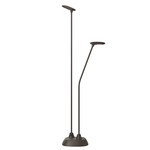 Birdie Double Outdoor Bollard - Graphite Brown