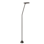 Birdie Curved Outdoor Bollard - Graphite Brown