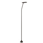 Birdie Curved Outdoor Bollard - Graphite Brown