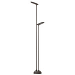 Birdie Double Outdoor Bollard - Graphite Brown