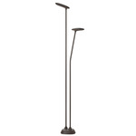 Birdie Double Outdoor Bollard - Graphite Brown