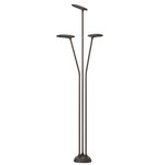 Birdie Triple Outdoor Bollard - Graphite Brown