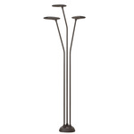 Birdie Triple Outdoor Bollard - Graphite Brown