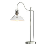 Henry Table Lamp - Sterling / White