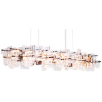 Fusion Linear Pendant - Dark Smoke / Seeded Clear