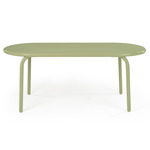 Groove Obround Outdoor Table - Moss