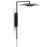 Koine Plug In Wall Light - Matte Black