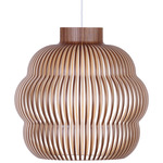 Kumulo Pendant - White / Walnut Birch