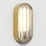 Montreal Coastal Outdoor Wall Sconce - Brushed Brass