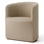 Tearoom Club Chair with Loose Cover - Black / Sand Logan