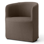 Tearoom Club Chair with Loose Cover - Black / Flint Logan