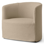 Tearoom Lounge Chair with Loose Cover - Black / Sand Logan