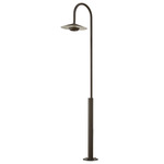 Fanalet Outdoor Post Light - Graphite Brown
