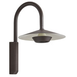 Fanalet A/02 Outdoor Wall Sconce - Graphite Brown