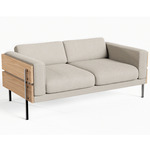 Forum Sofa - Oak / Chalk Boucle