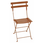 Bistro Folding Chair Set of 2 - Candied Orange