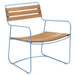 Surprising Teak Armchair - Maya Blue / Natural Wood