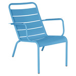 Luxembourg Steel Low Armchair Set of 2 - Maya Blue