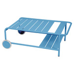 Luxembourg Low Table with Casters - Maya Blue