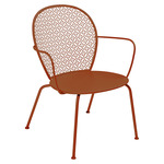 Lorette Low Armchair Set of 2 - Candied Orange