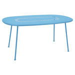 Lorette Oval Dining Table - Maya Blue